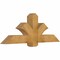 Ekena Millwork Redmond Rough Sawn Timber Gable Bracket, Western Red Cedar, 60"W x 22"H x 6"D x 6"F, 9/12 Pitch GBW060X22X0606RED00RWR - alternate 3